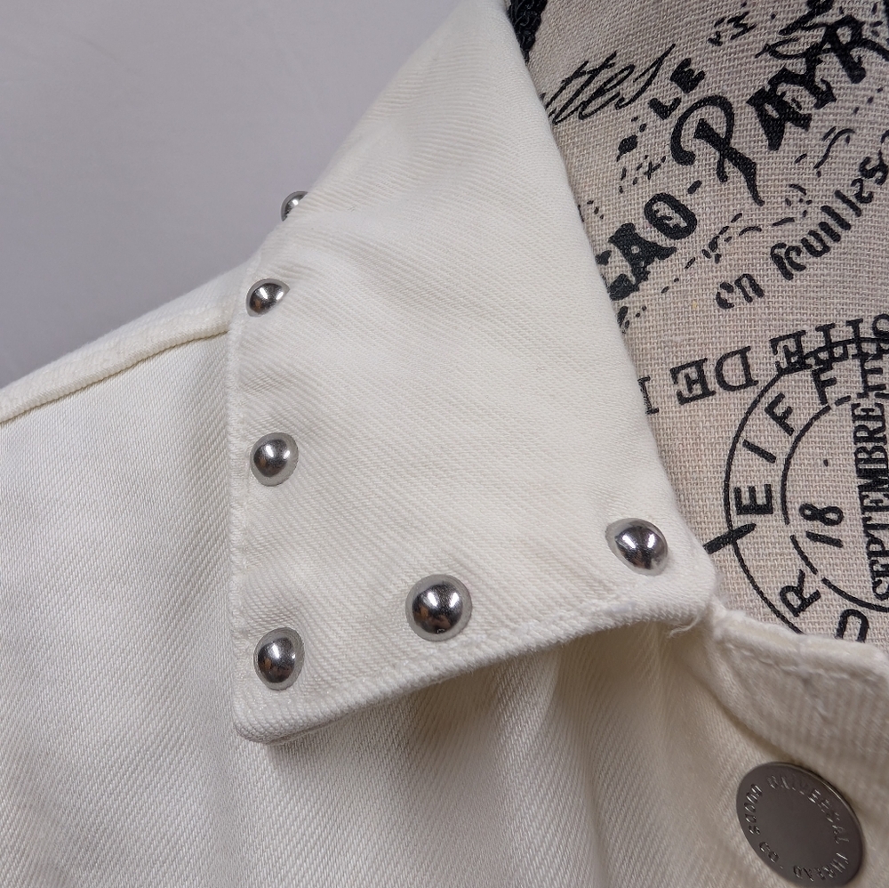 Studded Cream Jacket - Picture 2 of 6